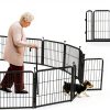 FXW Dog Playpen Portable Rust Proof Easy Assembly-2