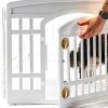 IRIS USA Dog Playpen Durable Plastic Indoor Outdoor Use-7