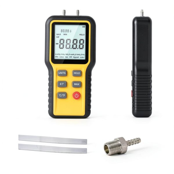 VKALTUL Digital Manometer High Resolution HVAC Gas Pressure-5