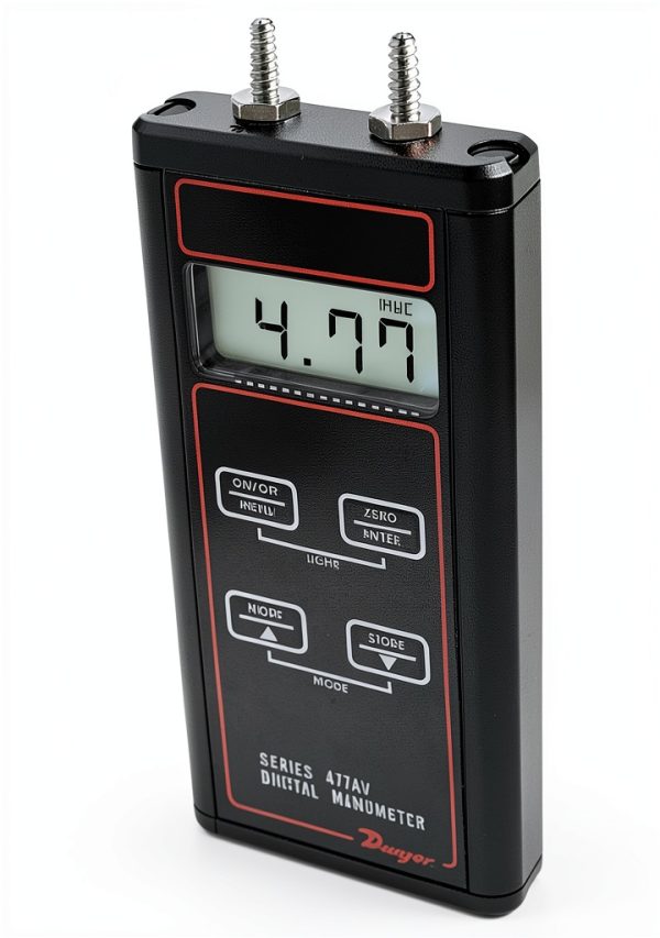 Dwyer Manometer 477AV-3 Digital Pressure Gauge Industrial-3