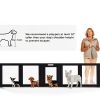 FXW Dog Playpen Transparent Panels Removable Divider-6