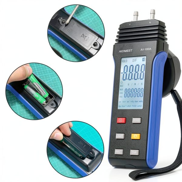 AIOMEST Digital Manometer Gas Pressure Tester HVAC Tools-5