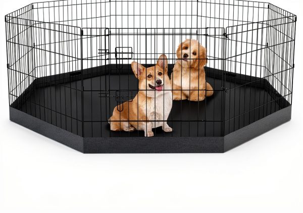 PEEKABOO Pet Playpen Mat Durable Oxford Fabric Indoor-0