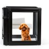 FXW Dog Playpen Transparent Panels Removable Divider-1