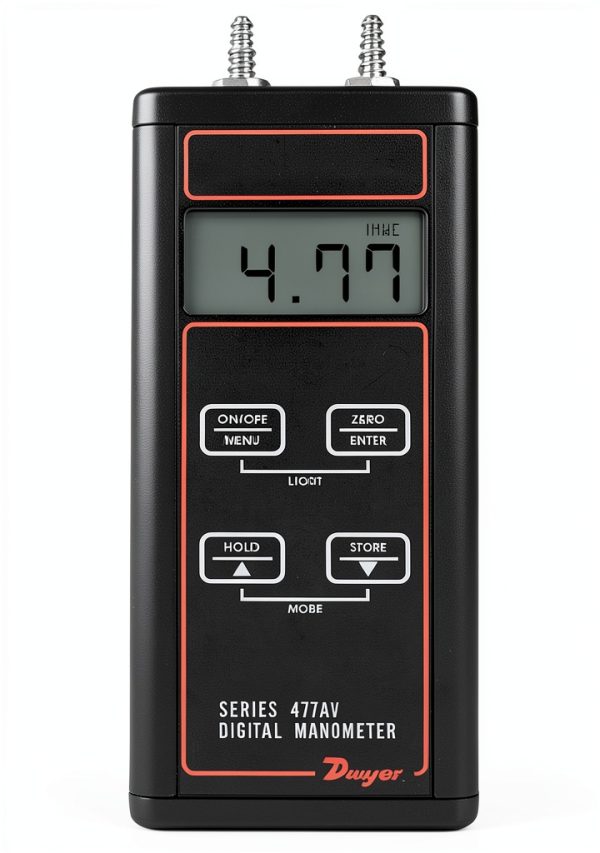 Dwyer Manometer 477AV-3 Digital Pressure Gauge Industrial-0