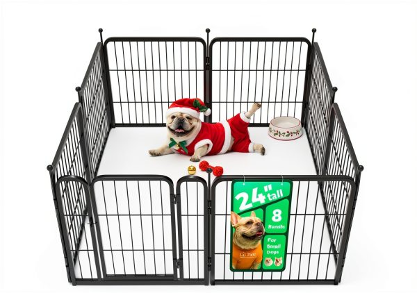 FXW Dog Playpen Portable Rust Proof Easy Assembly-0