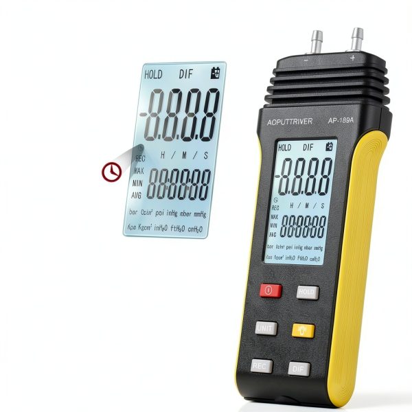 AOPUTTRIVER AP-189A Manometer High Accuracy Pressure Gauge-2
