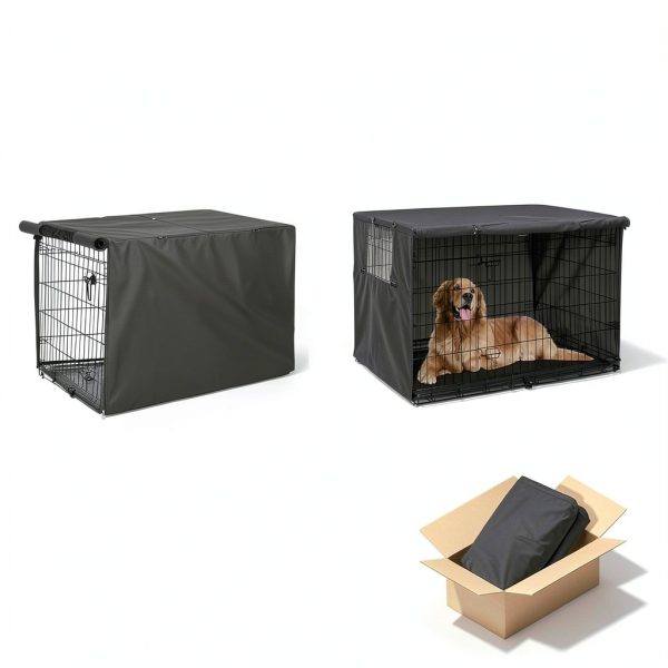 Explore Land Dog Crate Cover Heavy Duty Oxford Cloth-1