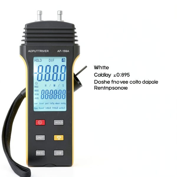 AOPUTTRIVER AP-189A Manometer High Accuracy Pressure Gauge-4
