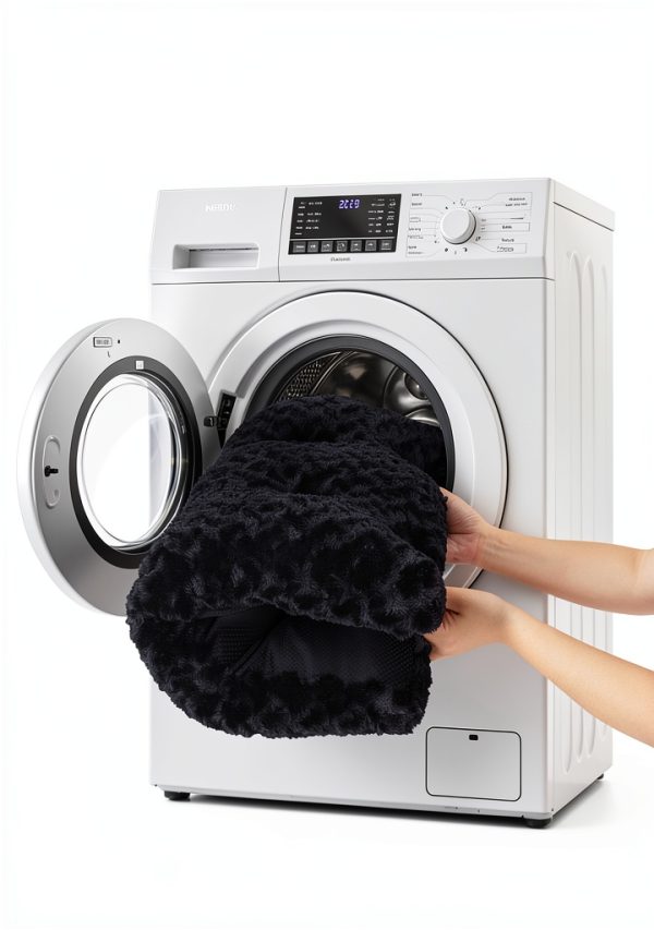 KSIIA Dog Crate Pad Ultra Soft Rose Velvet Support-4