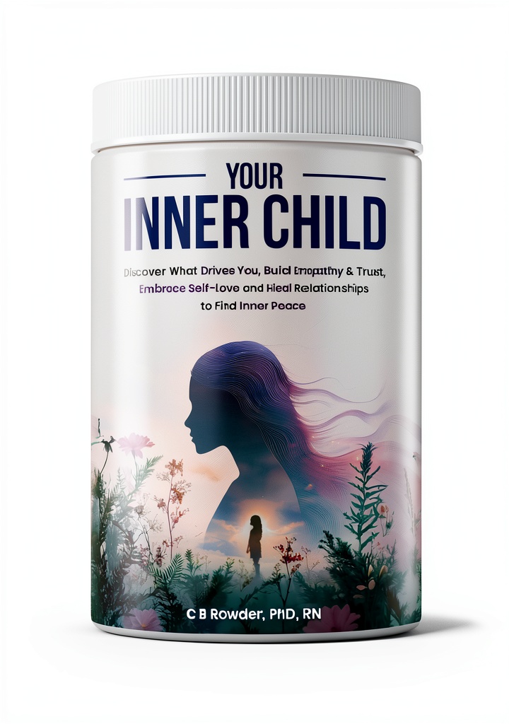 Inner child self-help eBook displayed on a Kindle device