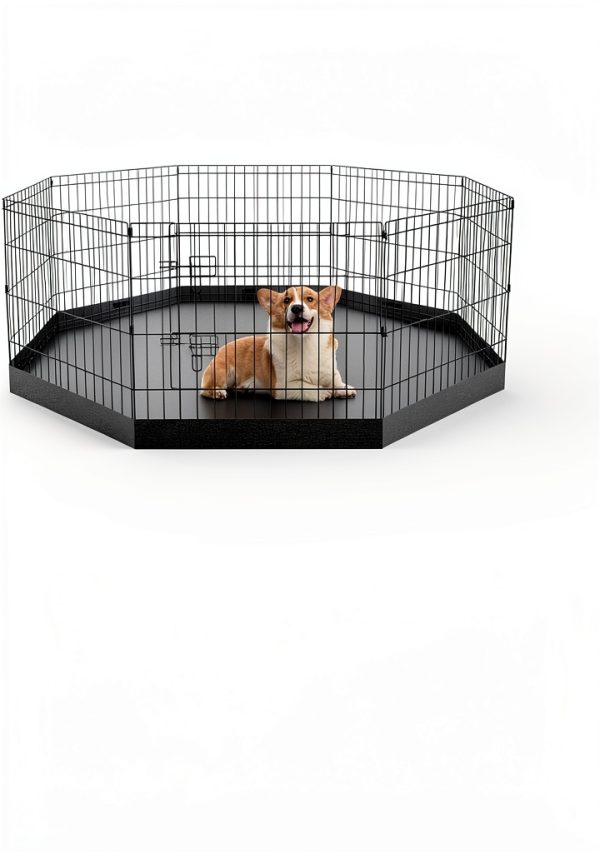 PEEKABOO Pet Playpen Mat Durable Oxford Fabric Indoor-1