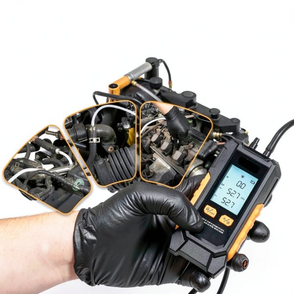 RALBIL Mini Manometer High Precision HVAC Gas Pressure-4