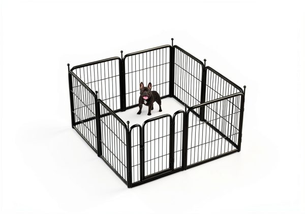 FXW Dog Playpen Portable Rust Proof Easy Assembly-7