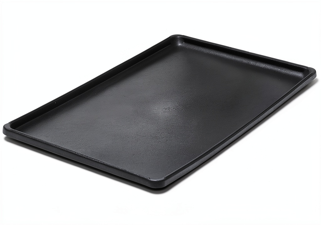 MidWest Dog Crate Pan installed in a metal crate