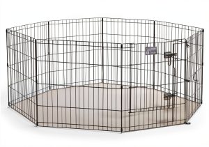 MidWest Playpen for Small Dogs Tool Free Setup Secure Door-0