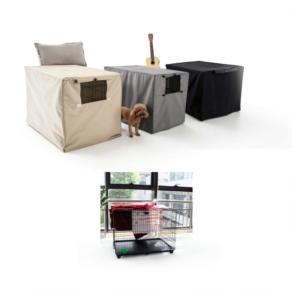 Explore Land Dog Crate Cover Heavy Duty Oxford Cloth-2