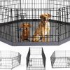 PETIME Dog Playpen Durable Oxford Fabric Foldable Pet Fence-0