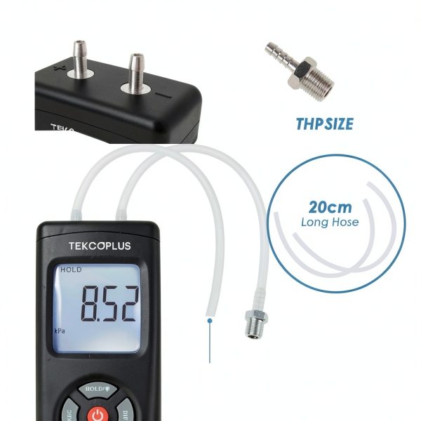 TekcoPlus Digital Manometer for HVAC-6