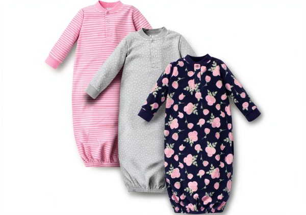 Hudson Baby Girls Nightgown Organic Cotton Navy-0